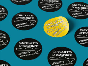 Adhésif rond course CEERTA